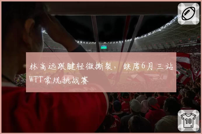 林高远跟腱轻微撕裂，缺席6月三站WTT常规挑战赛
